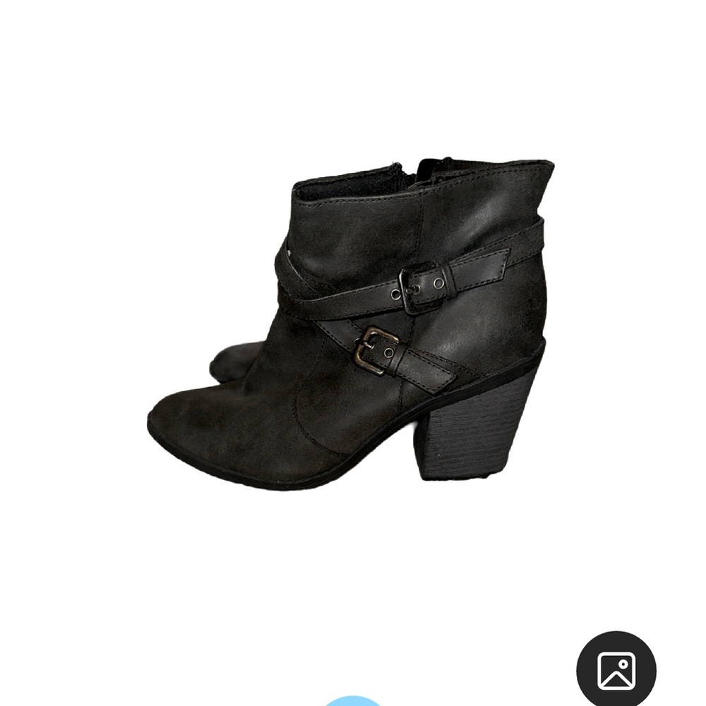 Dark gray booties
